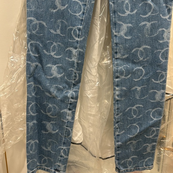 Chanel 23b  logo denim jeans - Picture 3 of 6
